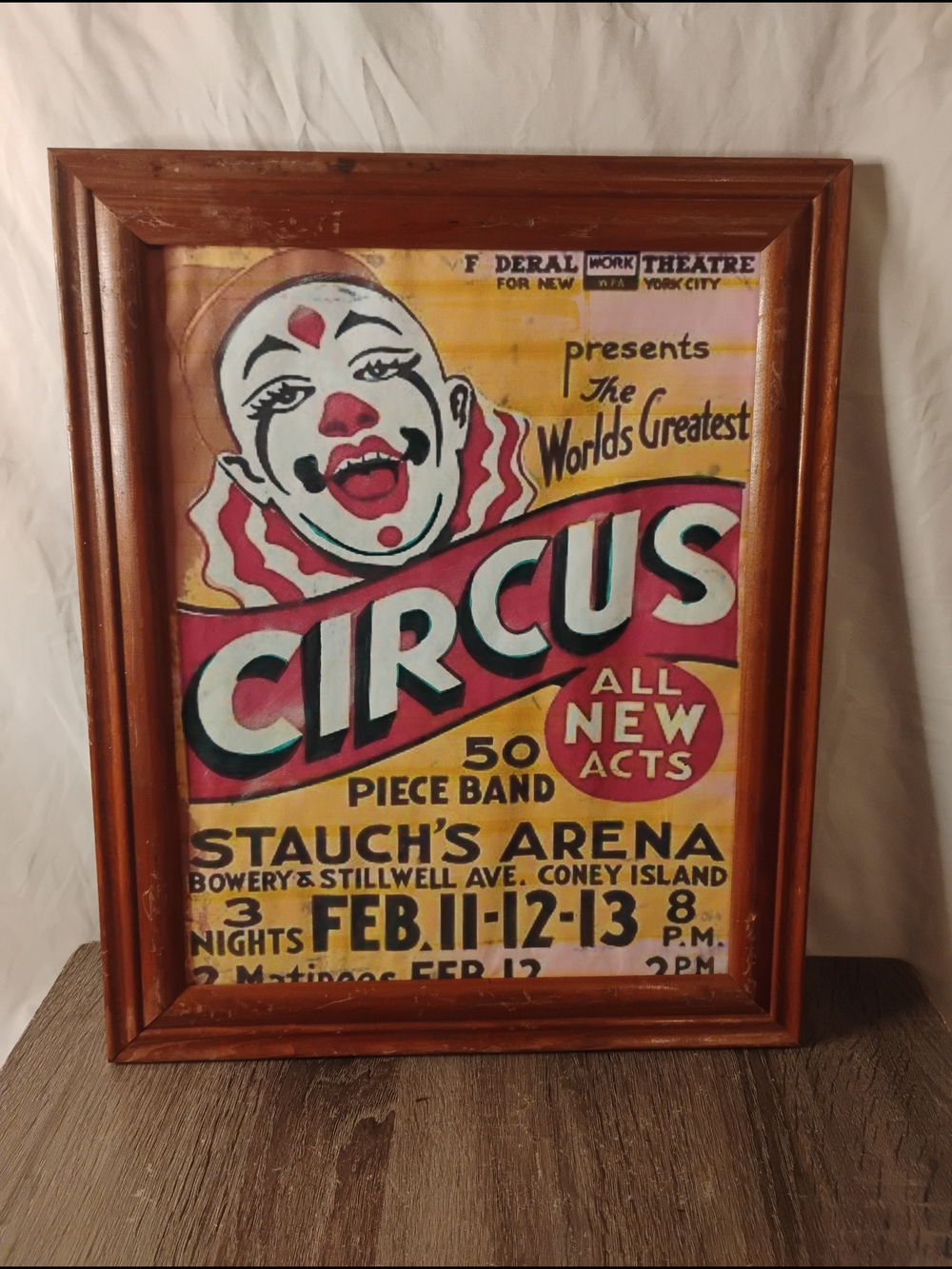 Federal Theatre Project Vintage Circus Picture